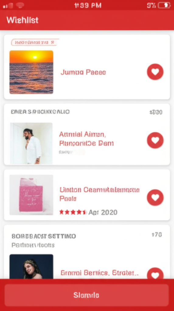 Wishlist Screen